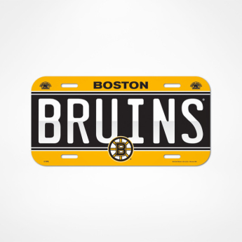 Boston Bruins cedule na zeď License Plate Banner