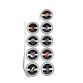 NHL produkty set samolepek Teams Circle Logo Decals II
