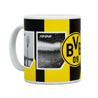 Borussia Dortmund hrníček Stadium retro