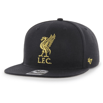 FC Liverpool čepice flat kšiltovka Snapback Metallic black