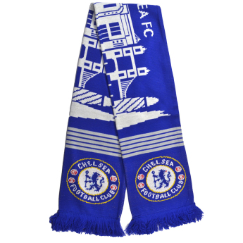 FC Chelsea zimní šála Skyline