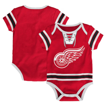 Detroit Red Wings dětské body Hockey Pro Creeper Plain Back