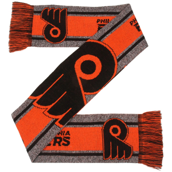 Philadelphia Flyers zimní šála Double Sided Big Team Logo Grey