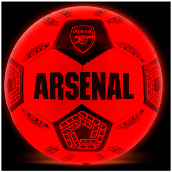 FC Arsenal fotbalový míč LED Glow Football - size 5
