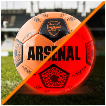 FC Arsenal fotbalový míč LED Glow Football - size 5