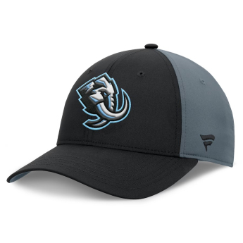 Utah Hockey Club čepice baseballová kšiltovka Primary Logo Adjustable black-charcoal