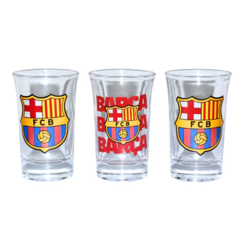 FC Barcelona panák štamprle 3pack Chupitos
