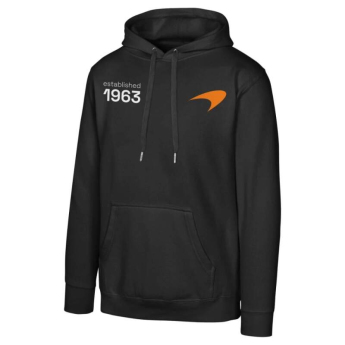 Mclaren Honda pánská mikina s kapucí NE logo black F1 Team 2025