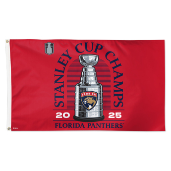 Florida Panthers vlajka 2025 WinCraft Stanley Cup Champions deluxe