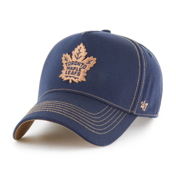Toronto Maple Leafs čepice baseballová kšiltovka Contrast Stitch 47 MVP DT blue