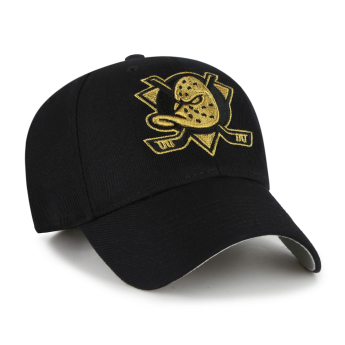 Anaheim Ducks čepice baseballová kšiltovka Metallic Snap 47 MVP black