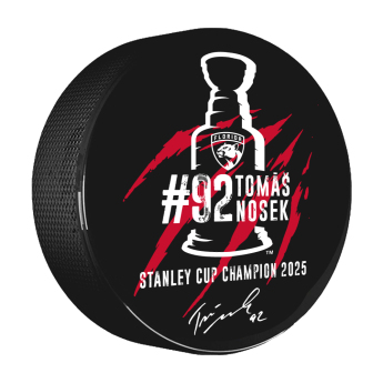 Florida Panthers puk Tomáš Nosek #92 Stanley Cup Champion 2025