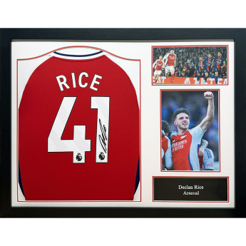 Legendy zarámovaný dres 2024-2025 Rice Signed Shirt (Framed)