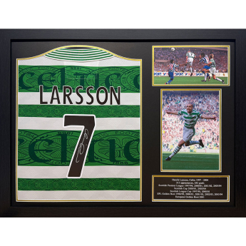 Legendy zarámovaný dres 1996 Larsson Signed Shirt (Framed)