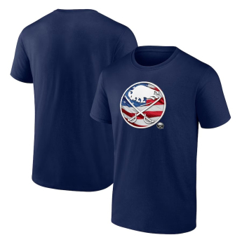 Buffalo Sabres pánské tričko Banner Wave Logo blue