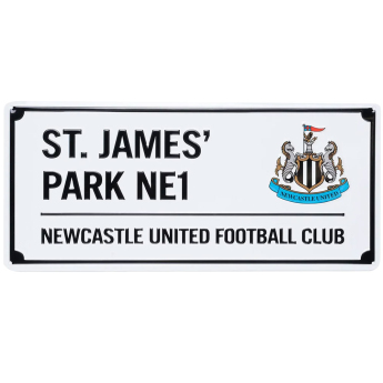 Newcastle United cedule na zeď White Street