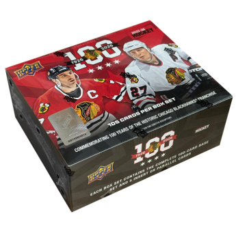 NHL boxy hokejové karty NHL 2025-26 Upper Deck Chicago Blackhawks Centennial Box Set