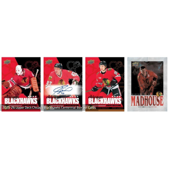 NHL boxy hokejové karty NHL 2025-26 Upper Deck Chicago Blackhawks Centennial Box Set