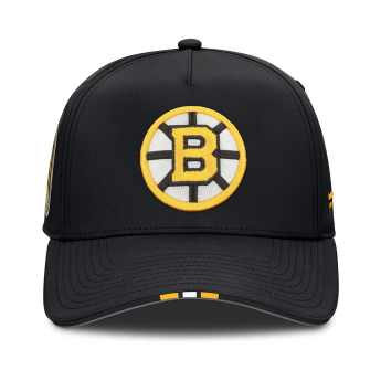 Boston Bruins dětská čepice baseballová kšiltovka 2025 Draft Authentic Pro Structured Adjustable Meshback