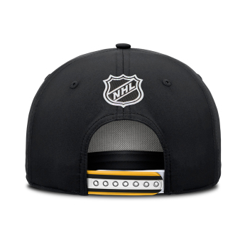 Boston Bruins dětská čepice baseballová kšiltovka 2025 Draft Authentic Pro Structured Adjustable Meshback