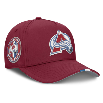 Colorado Avalanche dětská čepice baseballová kšiltovka 2025 Draft Authentic Pro Structured Adjustable Meshback