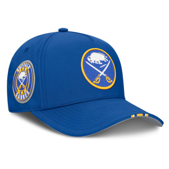 Buffalo Sabres čepice baseballová kšiltovka 2025 Draft Authentic Pro Structured Adjustable Meshback