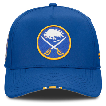Buffalo Sabres čepice baseballová kšiltovka 2025 Draft Authentic Pro Structured Adjustable Meshback