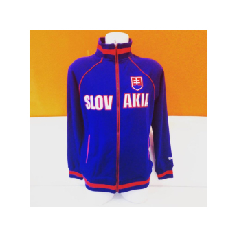 Hokejové reprezentace pánská mikina Slovakia Reebok Track Jacket navy