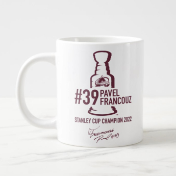 Colorado Avalanche hrníček Pavel Francouz #39 Stanley Cup Champion 2022