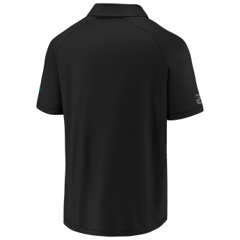 San Jose Sharks pánské polo tričko Authentic Rinkside Performance black