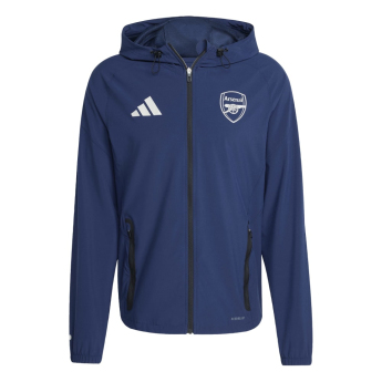 FC Arsenal pánská bunda s kapucí Vis Tech Travel indigo