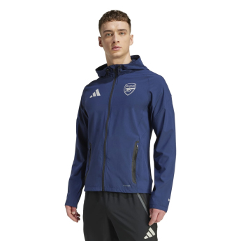 FC Arsenal pánská bunda s kapucí Vis Tech Travel indigo