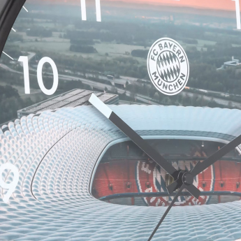 Bayern Mnichov nástěnné hodiny Glow in the dark