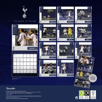 Tottenham Hotspur kalendář a diář Musical Gift Box 2026