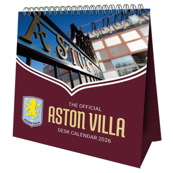 Aston Villa stolní kalendář 2026