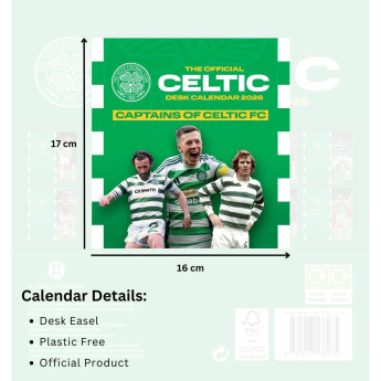 FC Celtic stolní kalendář 2026