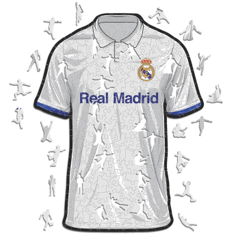 Real Madrid dřevěné puzzle Jersey 150 pcs