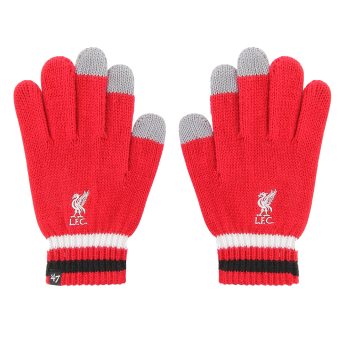 FC Liverpool pánské rukavice Touchscreen red