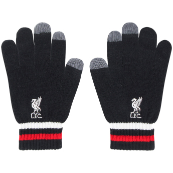 FC Liverpool dětské rukavice Touchscreen black