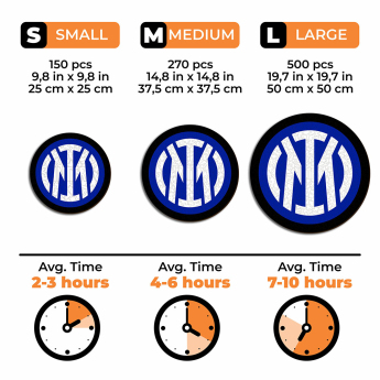 Inter Milan dřevěné puzzle Crest 270 pcs