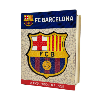 FC Barcelona dřevěné puzzle Crest 500 pcs