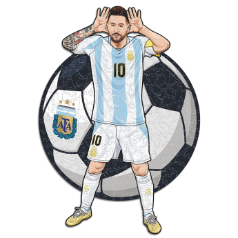 Fotbalové reprezentace dřevěné puzzle ARGENTINA Messi 500 pcs
