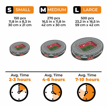 FC Arsenal dřevěné puzzle Emirates Stadium 500 pcs