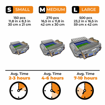 FC Chelsea dřevěné puzzle Stamford Bridge 150 pcs