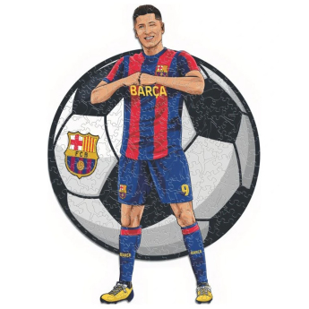 FC Barcelona dřevěné puzzle Lewandowski 270 pcs