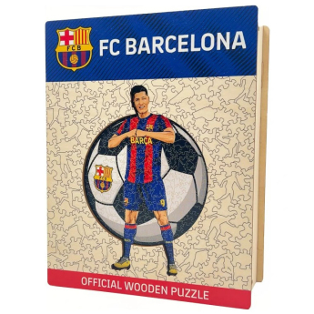 FC Barcelona dřevěné puzzle Lewandowski 500 pcs