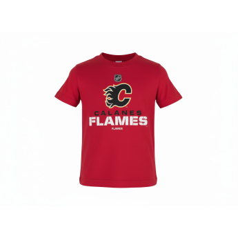 Calgary Flames dětské tričko NHL Clean Cut red
