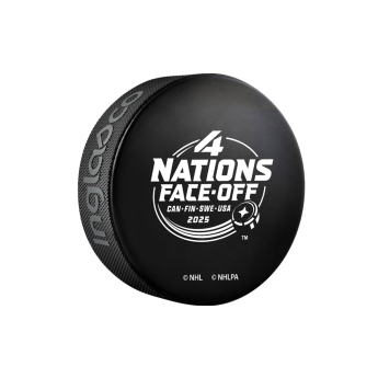 Hokejové reprezentace puk 4 Nations Face-Off All Nations Souvenir Collectors