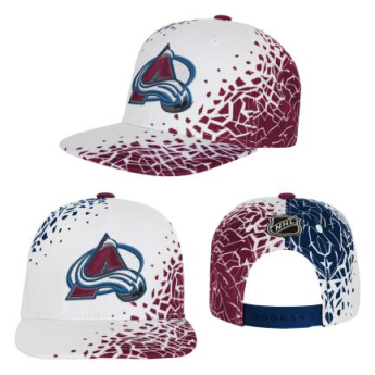Colorado Avalanche dětská čepice flat kšiltovka New Edge Flatbrim Snapback