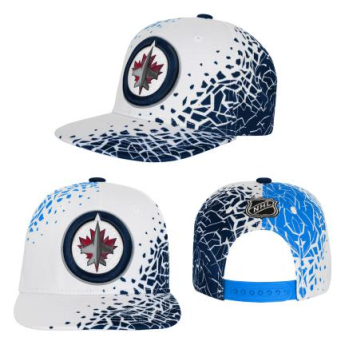 Winnipeg Jets dětská čepice flat kšiltovka New Edge Flatbrim Snapback